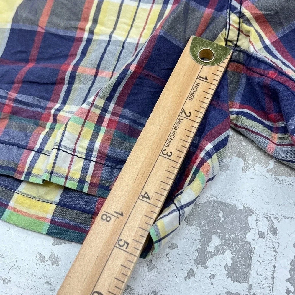Vintage Polo Ralph Lauren Swim Trunks Men XL Blue Bored Shorts 90s Tartan Plaid‎